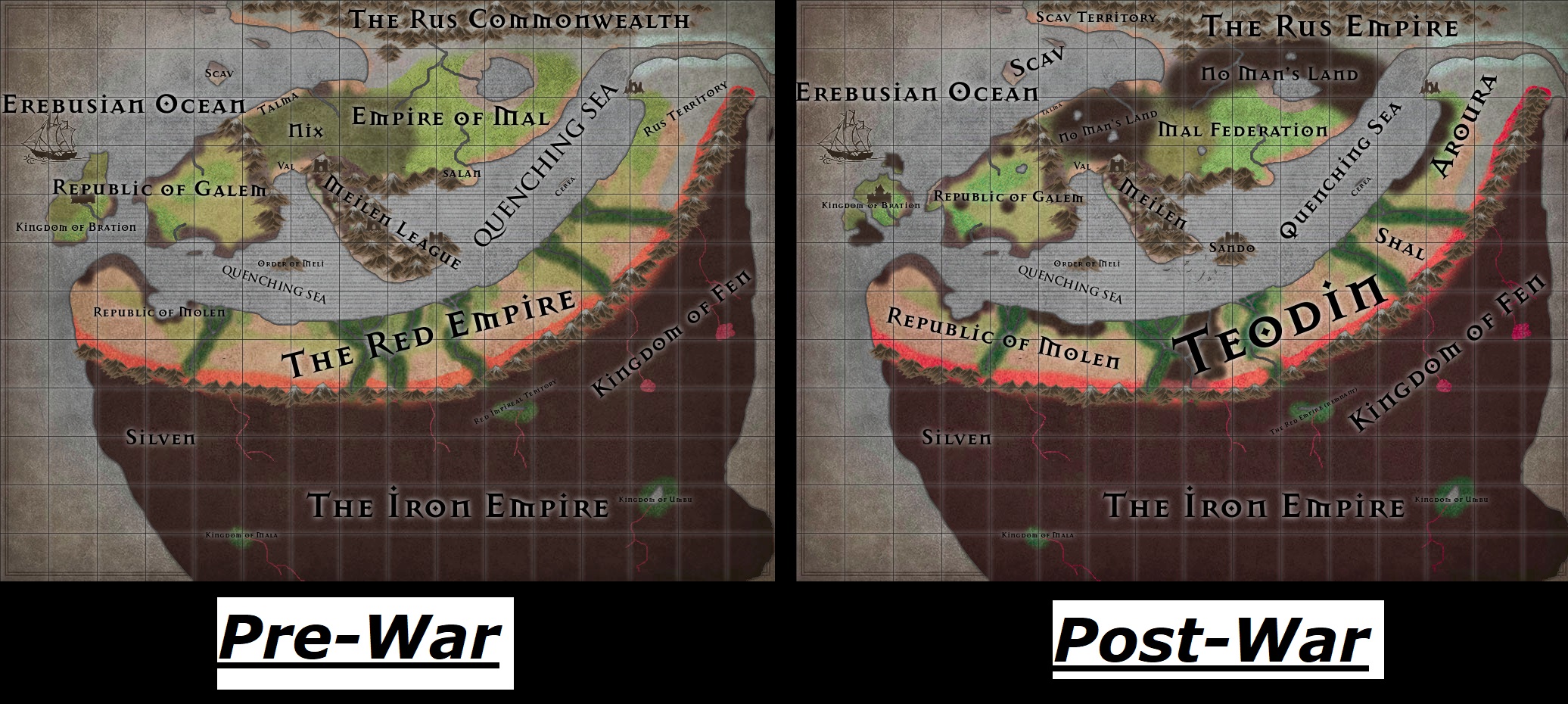 Big Bands and Wastelands Map